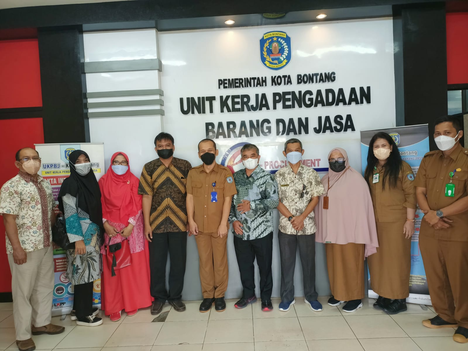 Kunjungan dari UKPBJ Pemkab Kutai Kartanegara, Tenggarong